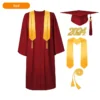 Bachelor Graduation gown and cap set